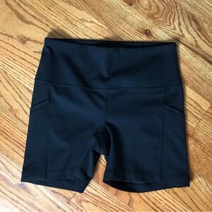 Yogalicious Lux Black Women's Bike Shorts